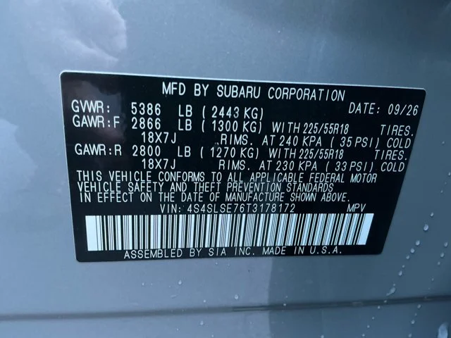New 2026 RIVER ROCK PEARL Subaru Premium Hybrid image 16