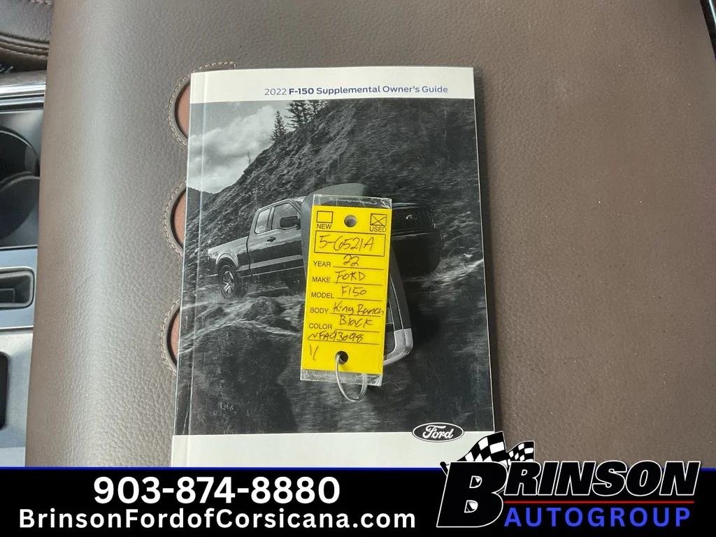 Used 2022 Agate Black Metallic Ford King Ranch image 38