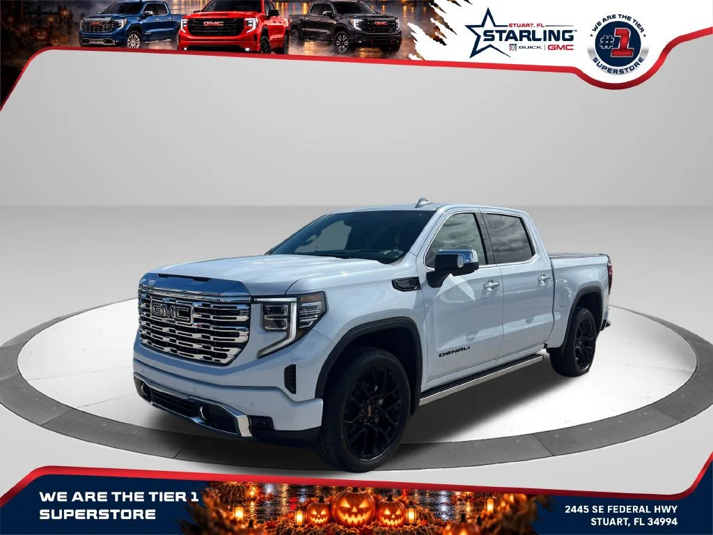 New 2026 Glacier White Tricoat GMC Denali image 1