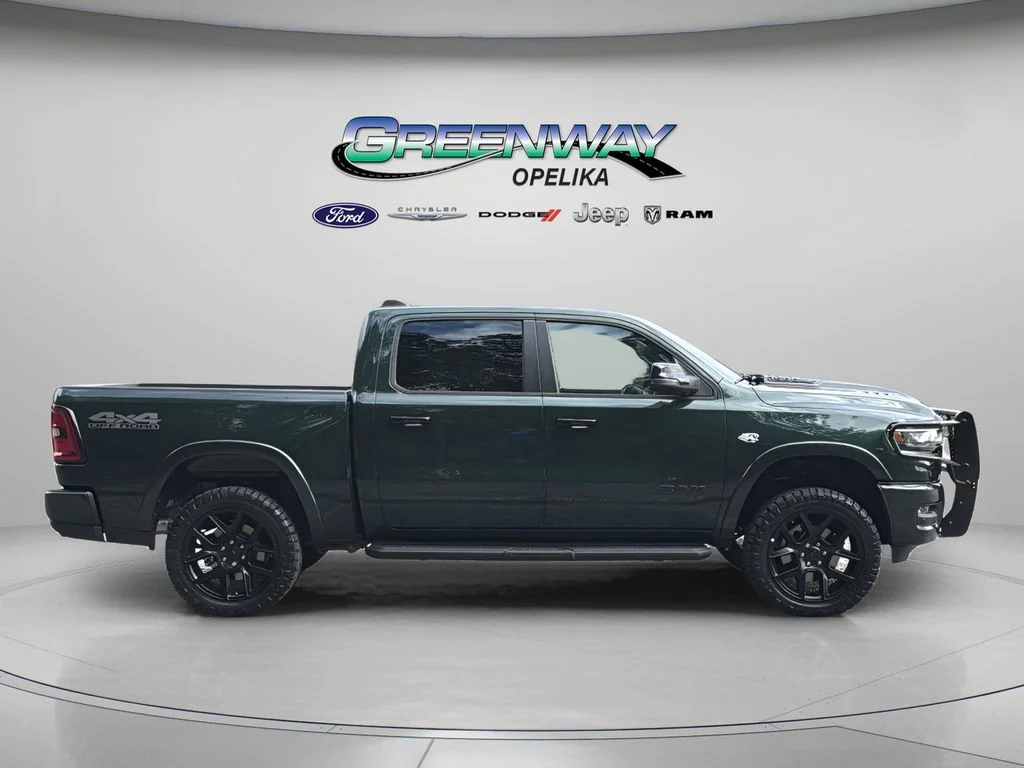 New 2026 Serrano-Green Metallic Exterior Paint RAM Laramie image 16