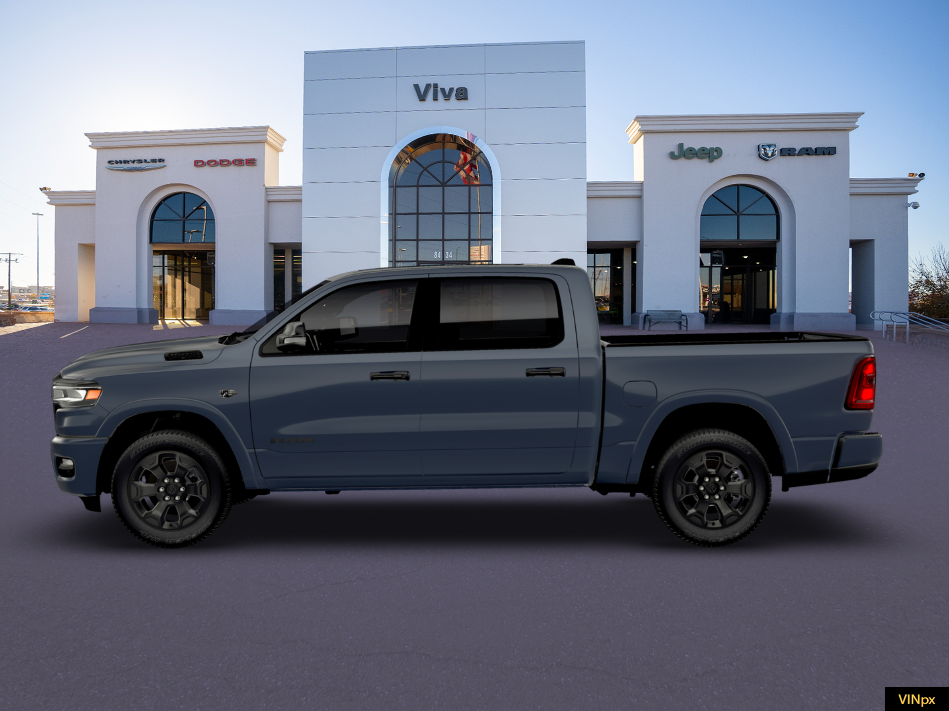 New 2026 Forged Blue Metallic Exterior Paint RAM Big Horn/Lone Star image 15