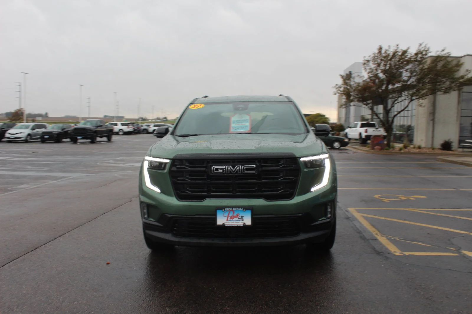 New 2027 Trailstone Green Metallic GMC Elevation image 6