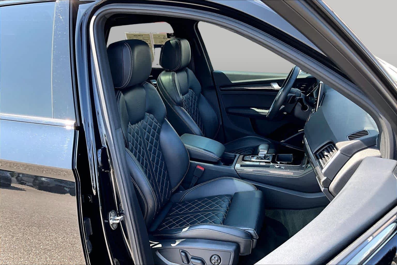 Used 2023 Mythos Black Metallic Audi Premium Plus image 8