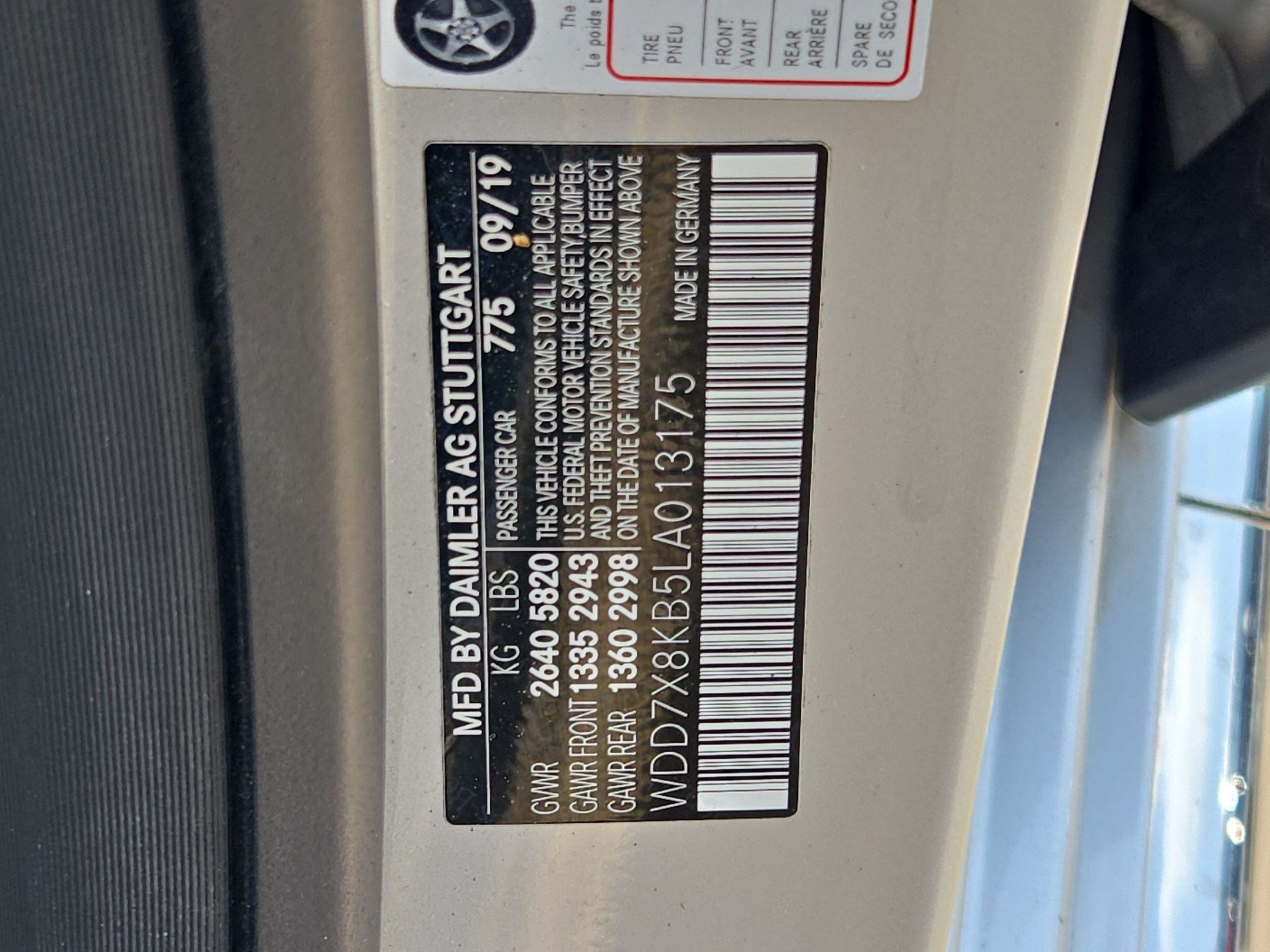 Used 2020 Iridium Silver Metallic Mercedes-Benz S image 10