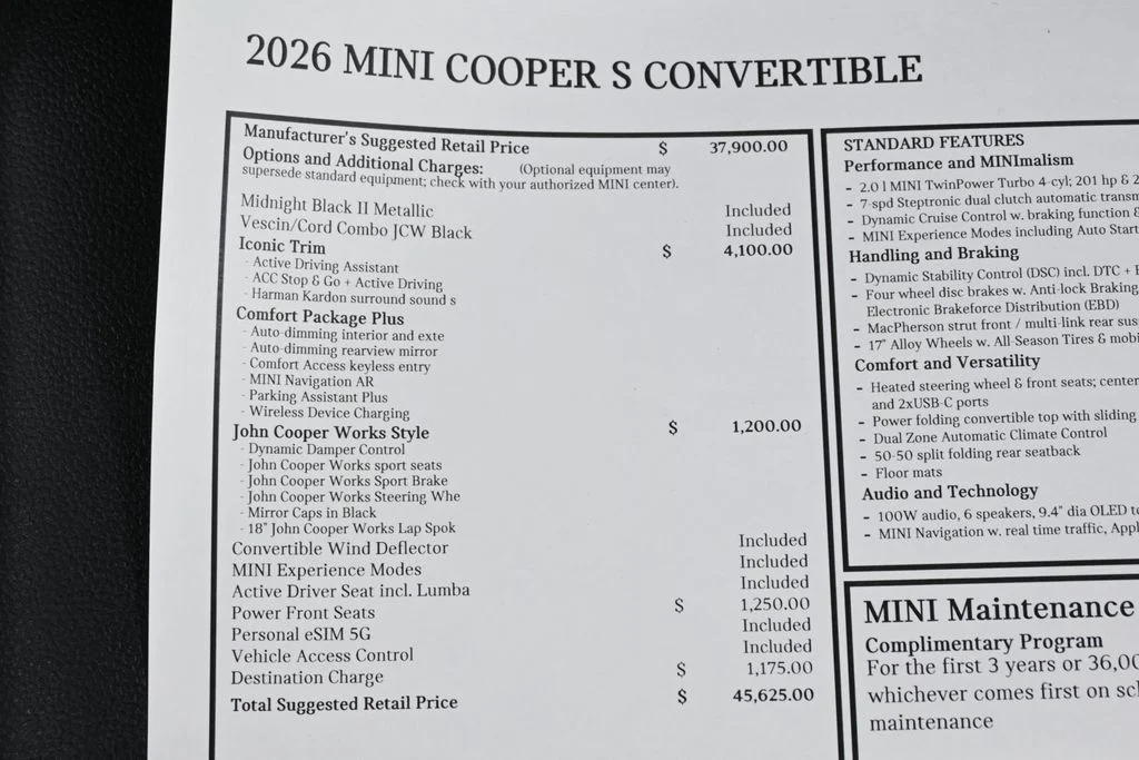 New 2026 Black MINI Cooper S image 30