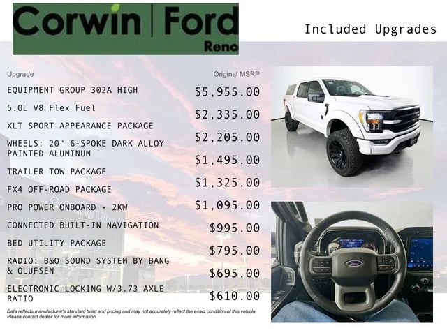 Used 2022 Oxford White Ford XLT image 3