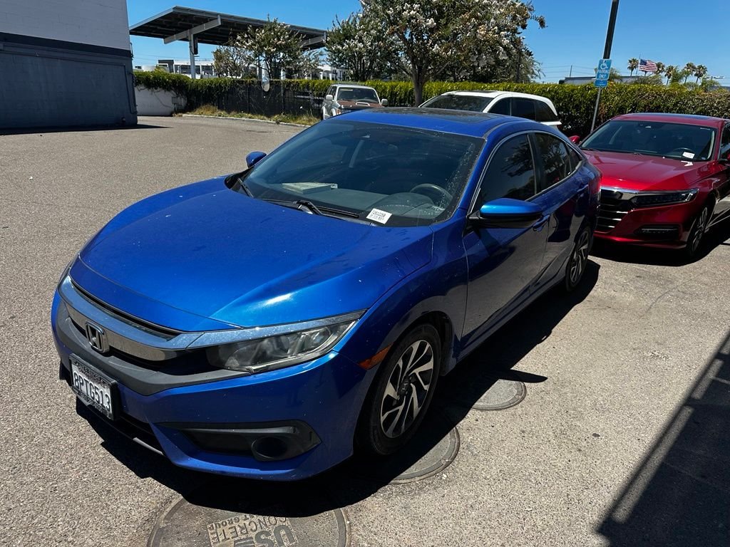 Used 2016 Aegean Blue Metallic Honda EX image 13