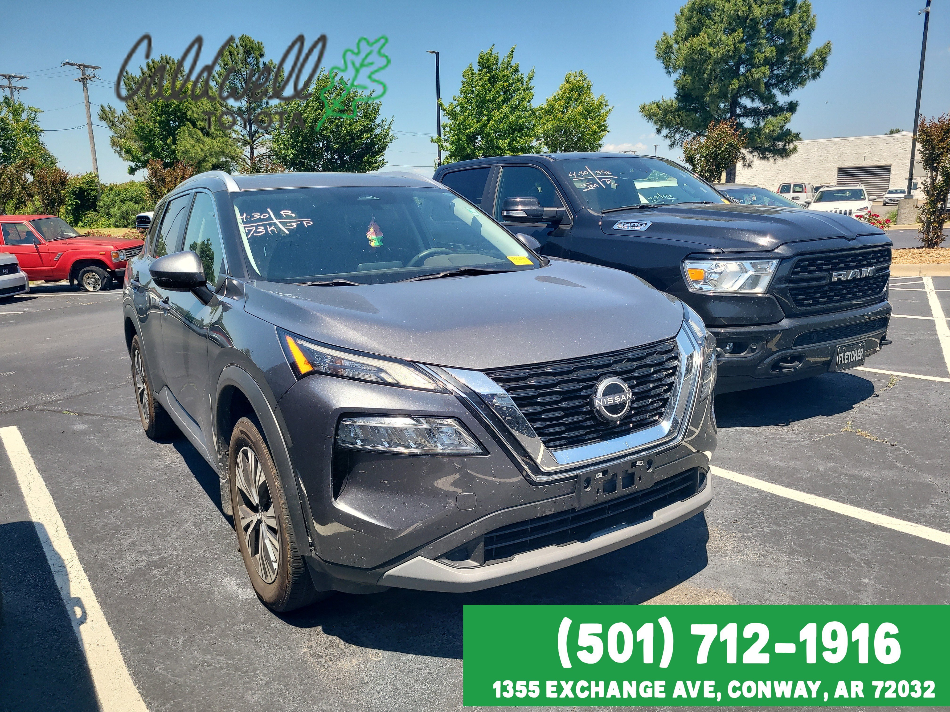 Gray (Gun Metallic) 2022 Nissan Rogue SV AWD SUV / Crossover All-Wheel Drive