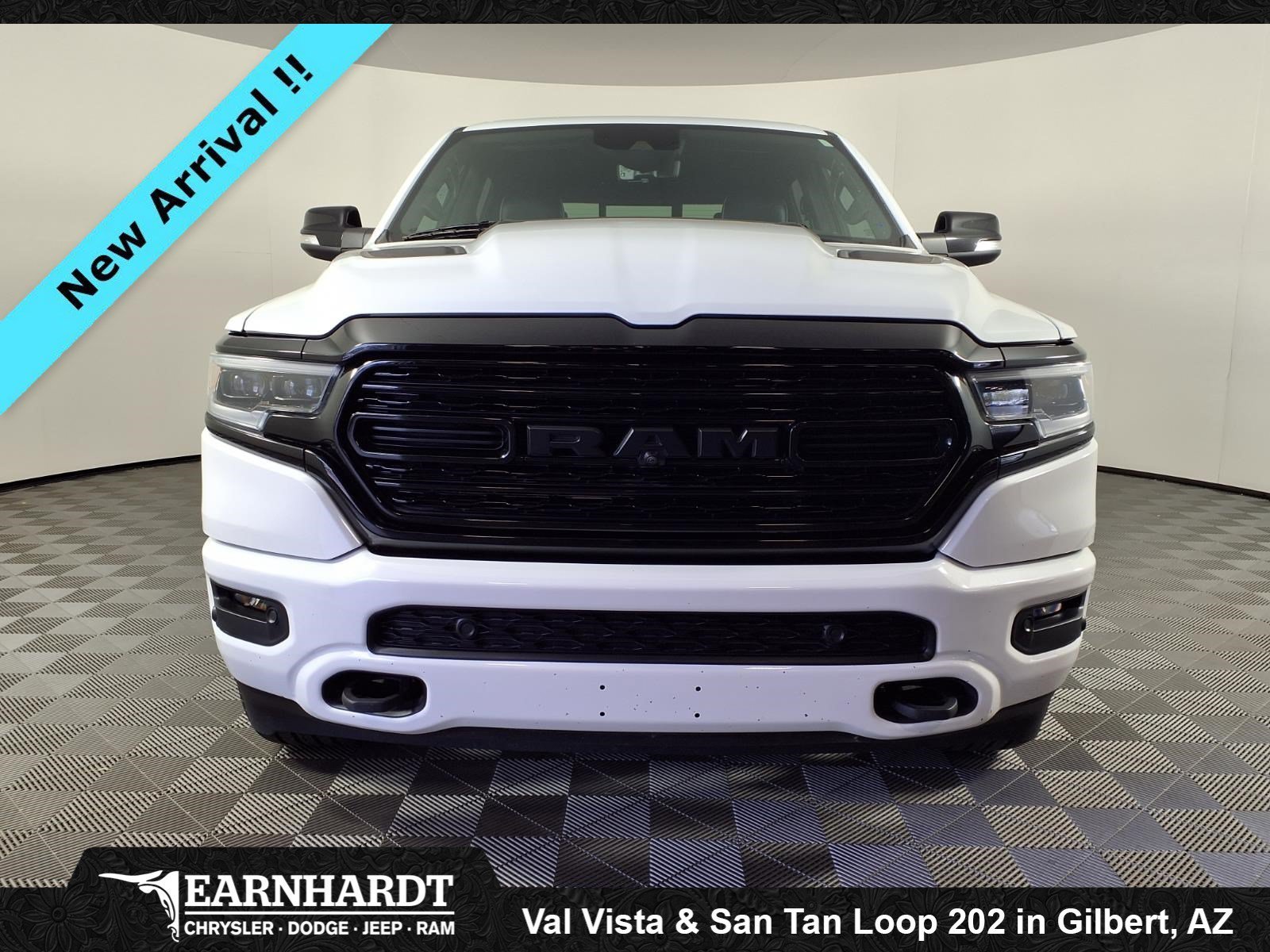 Used 2022 Bright White Clearcoat Ram Limited image 2