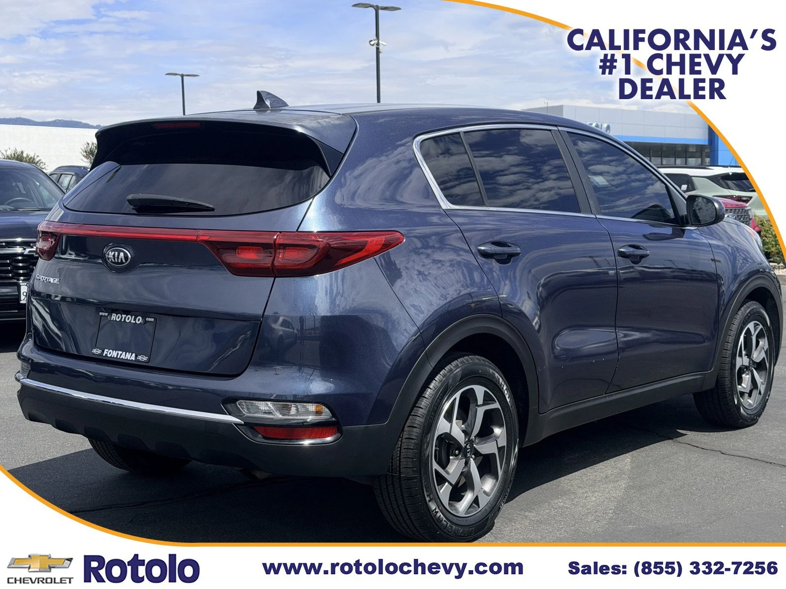 Used 2021 Pacific Blue Kia LX image 6