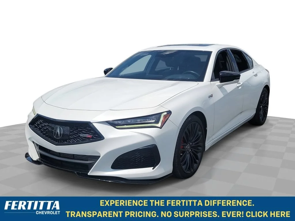 Used 2021 White Acura Type S image 1