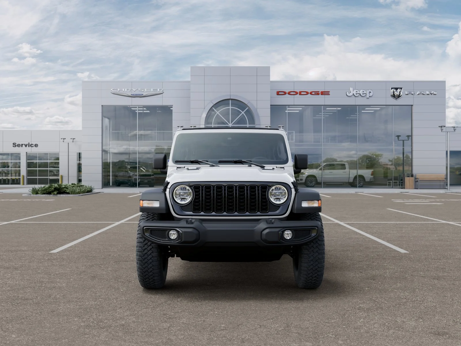 New 2026 Bright White Clear-Coat Exterior Paint Jeep Willys image 59