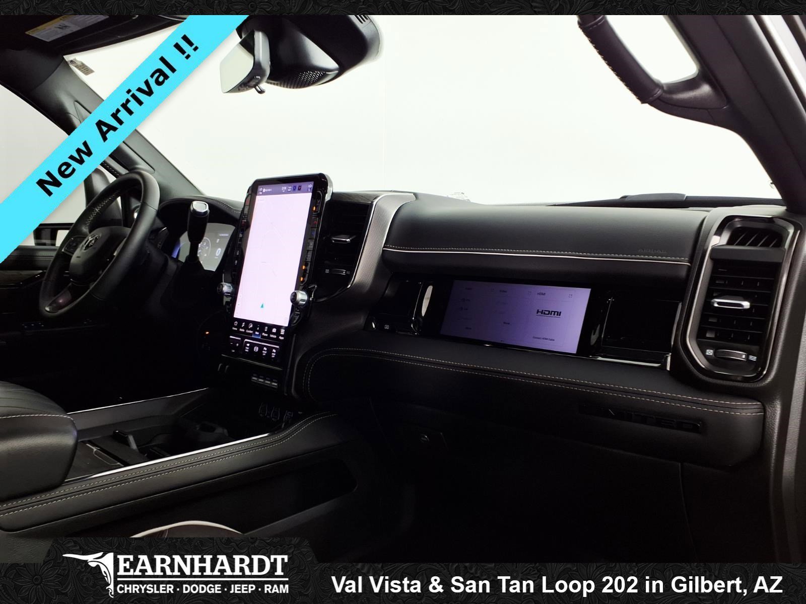 Used 2025 Bright White Clearcoat Ram Limited image 9