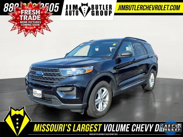 Certified Used 2022 Black Ford XLT image 1