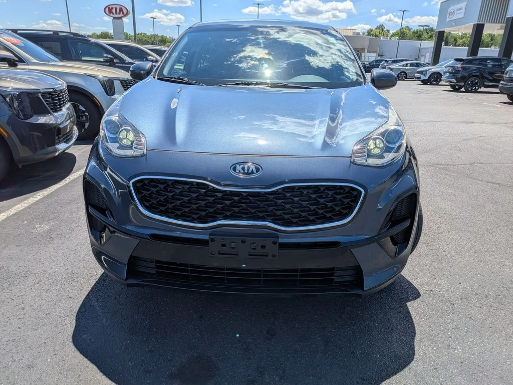 Used 2021 Blue Kia LX image 2