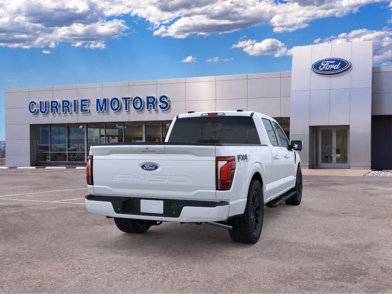 New 2026 Star White Metallic Tri-Coat Ford Lariat image 8