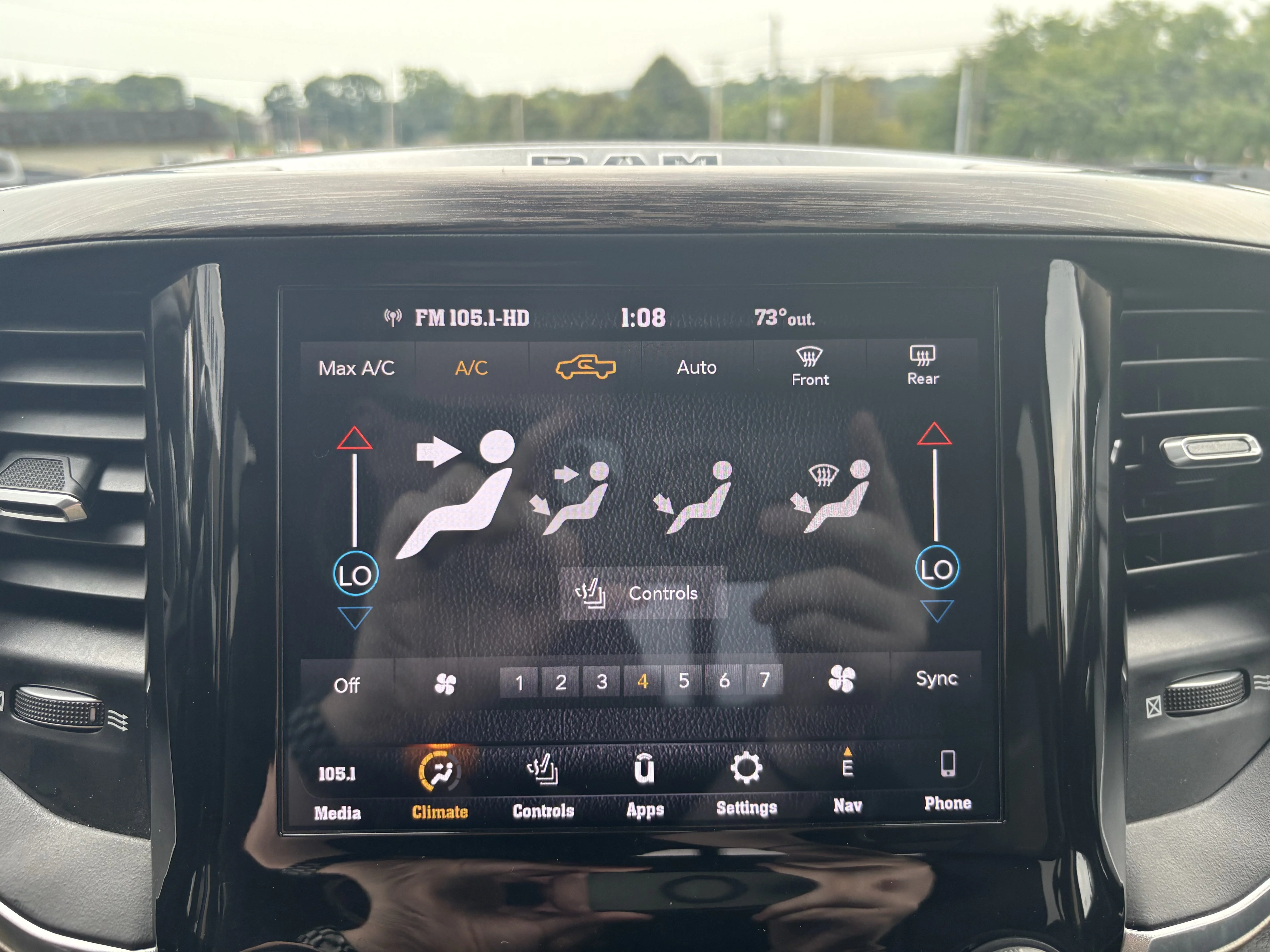 Used 2021 Granite Crystal Clearcoat Metallic Ram Laramie image 21
