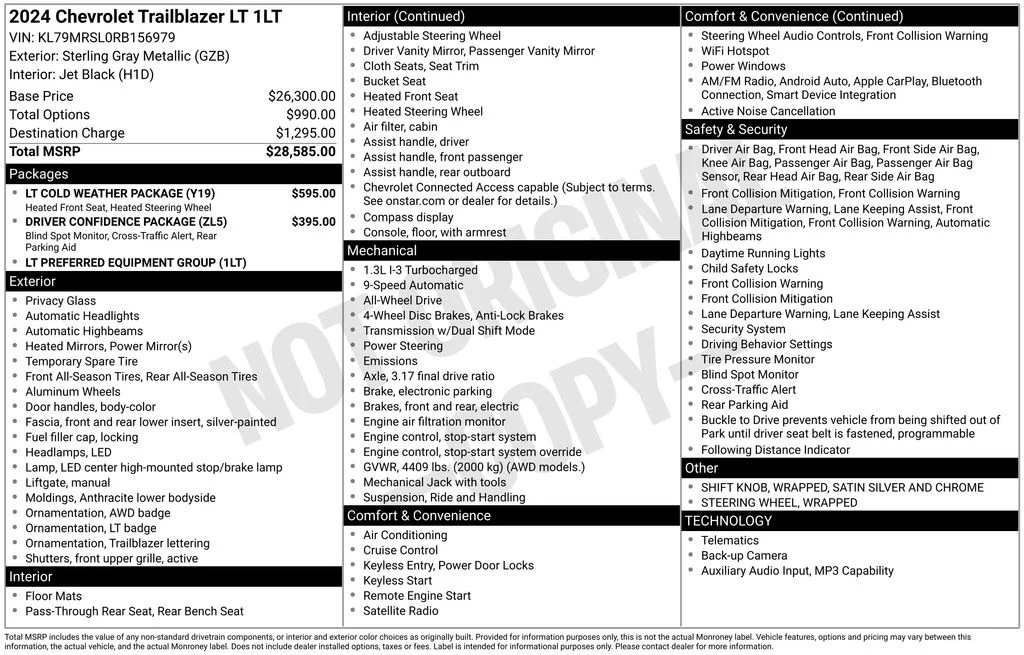 Used 2024 Gray Chevrolet LT image 39