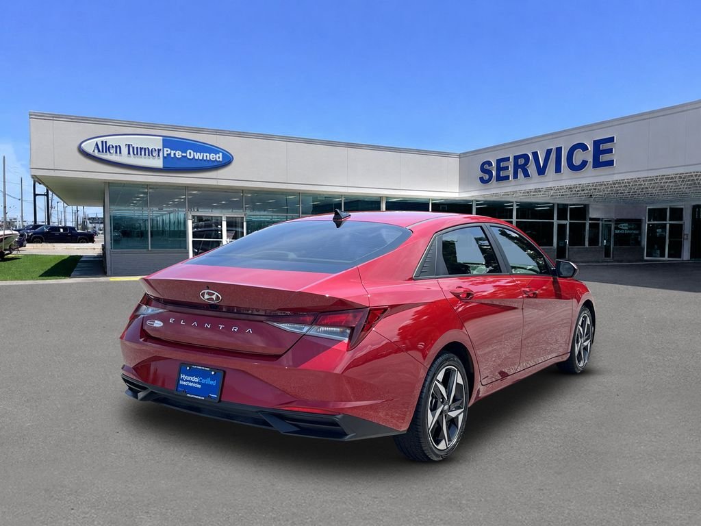 Used 2023 Scarlet Red Pearl Hyundai SEL image 9