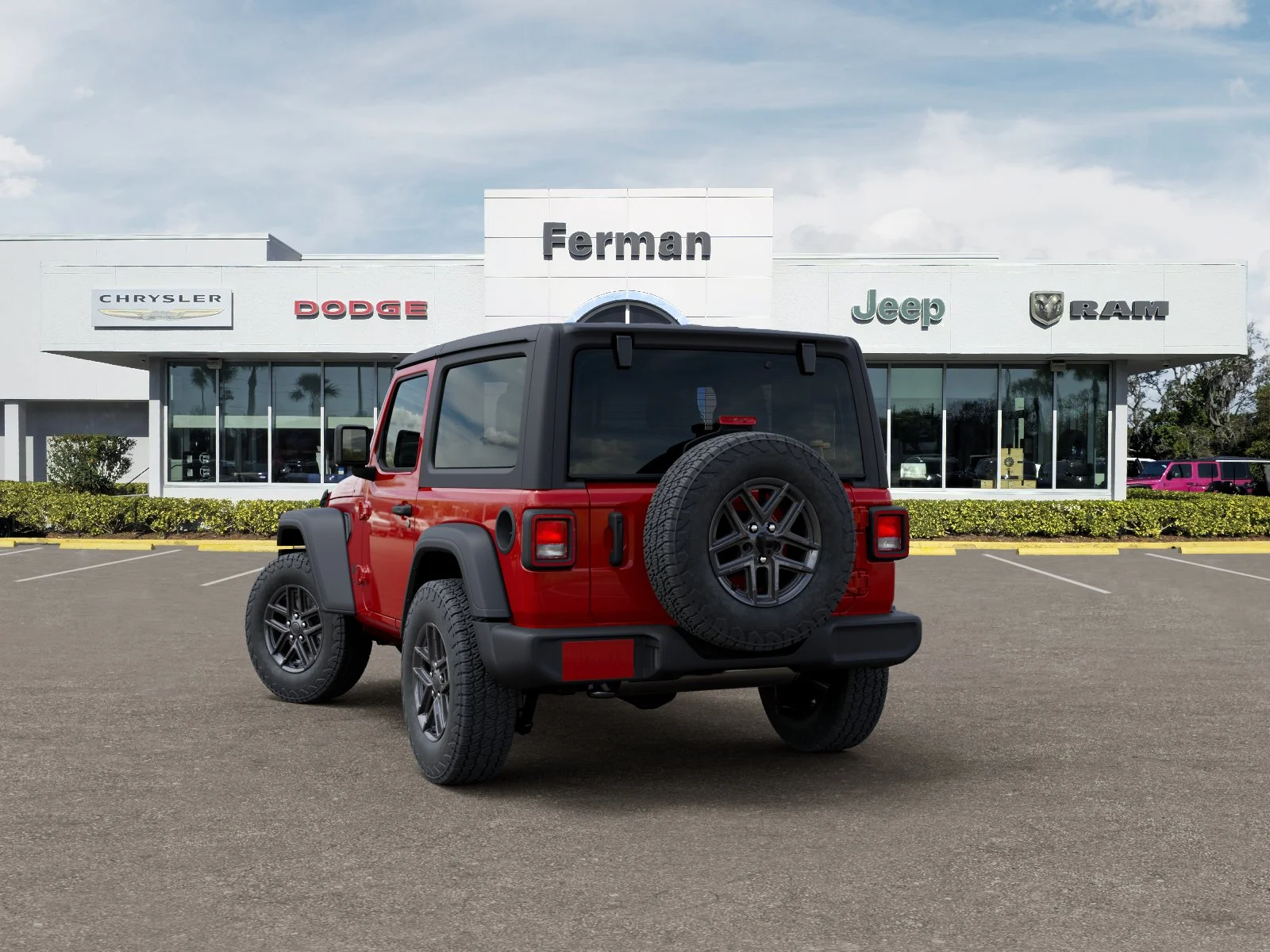 New 2026 Firecracker Red Clear-Coat Exterior Paint Jeep Sport S image 35