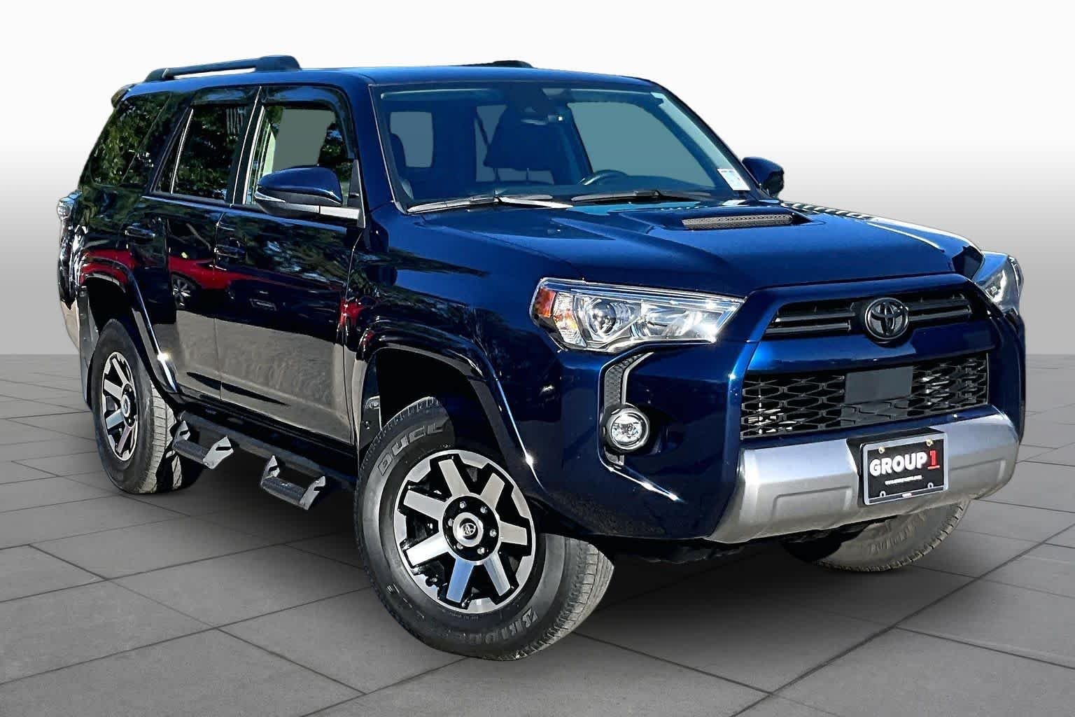 Used 2023 Nautical Blue Metallic Toyota TRD Off Road Premium image 3