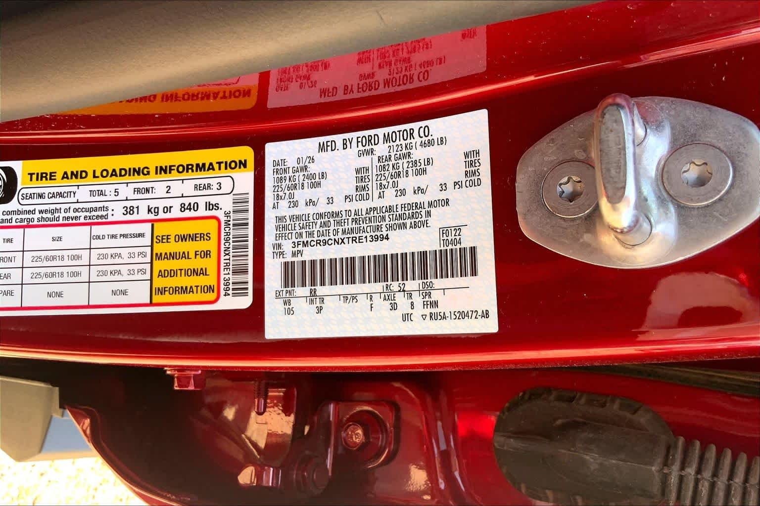 New 2026 Ruby Red Metallic Tinted Clearcoat Ford Outer Banks® image 21