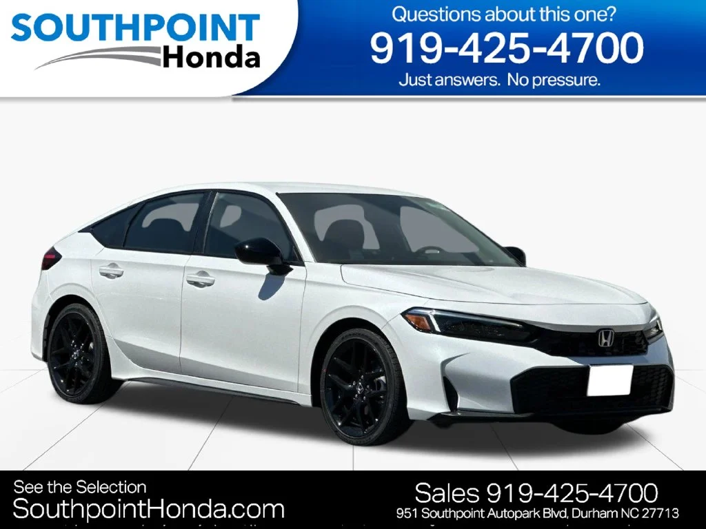 New 2026 Platinum White Pearl Honda Sport image 1