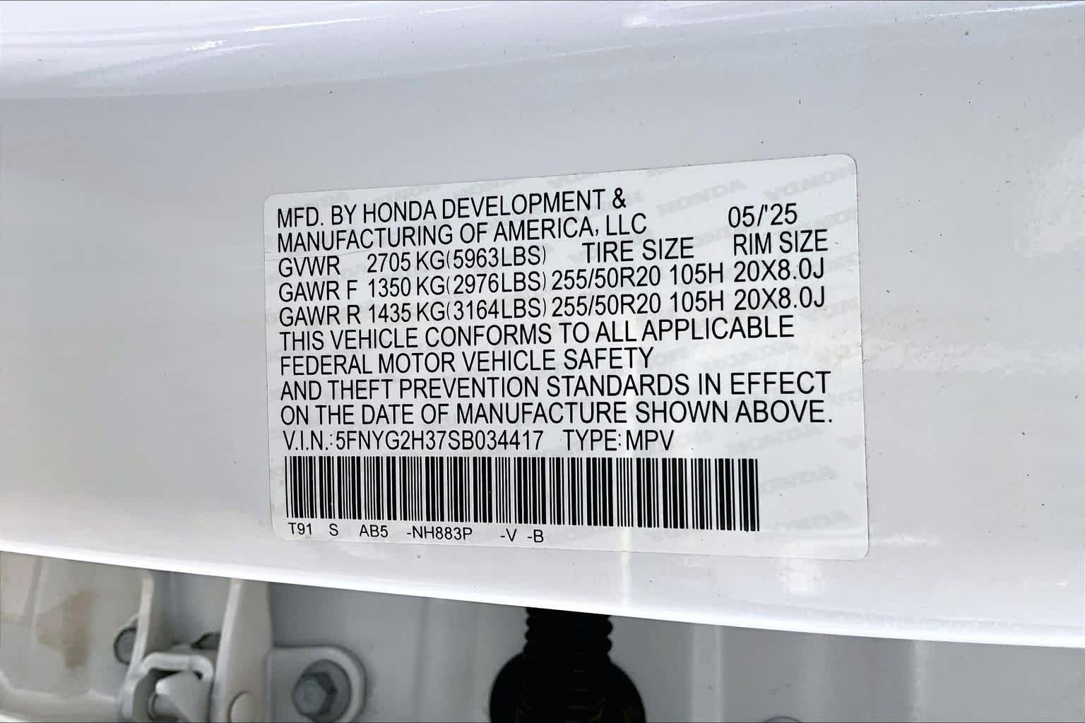 2025 Honda Pilot Sport - Photo 35