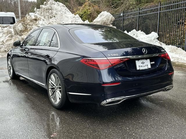 Certified Used 2022 Blue Mercedes-Benz S 580 image 6