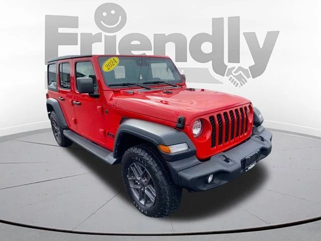 Used 2024 Red Jeep Sport S image 3