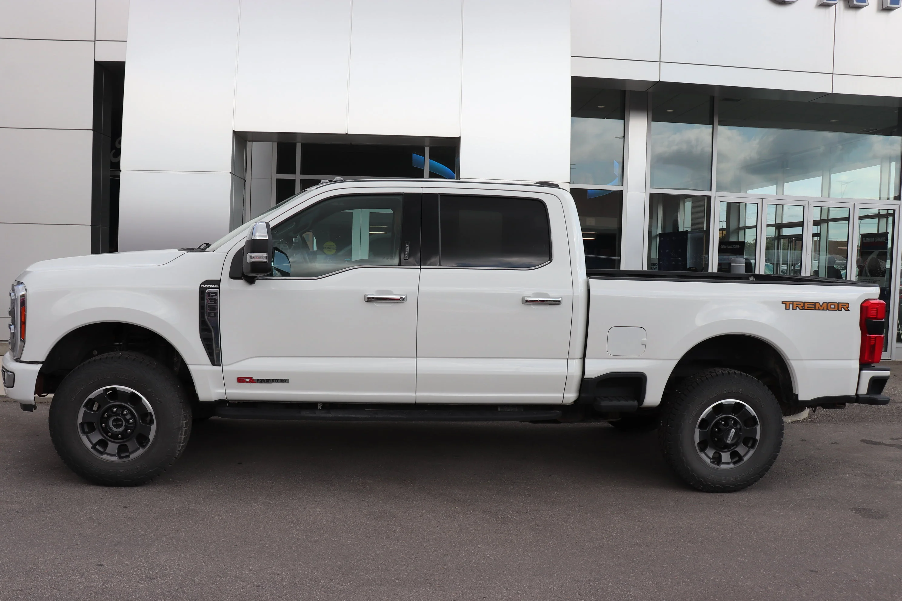 Certified Used 2023 White Ford PLATINUM 4WD Crew Cab 6.75