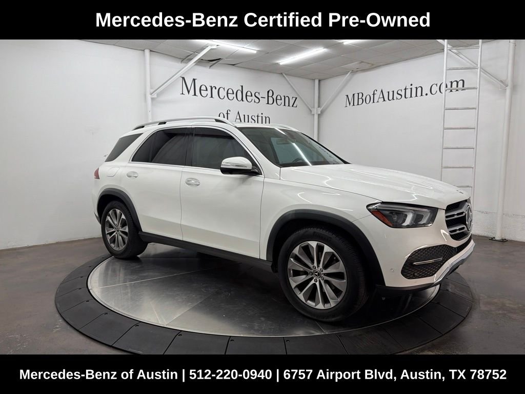 Certified Used 2020 White Mercedes-Benz GLE 350 image 1