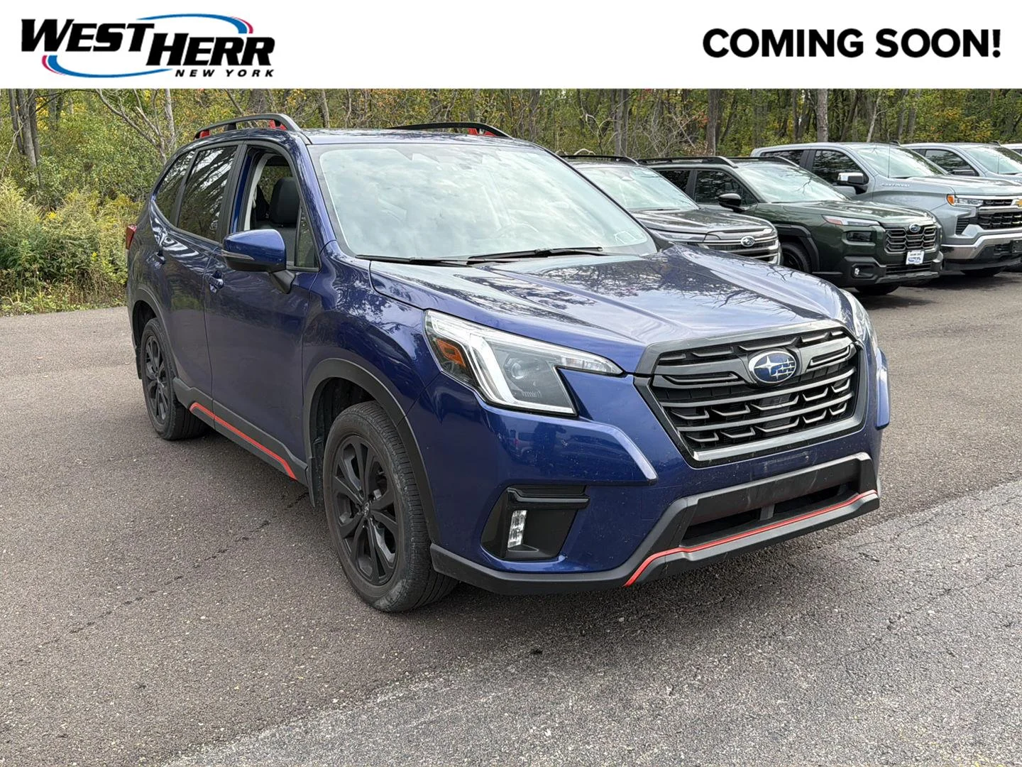 Used 2024 Sapphire Blue Pearl Subaru Sport image 1