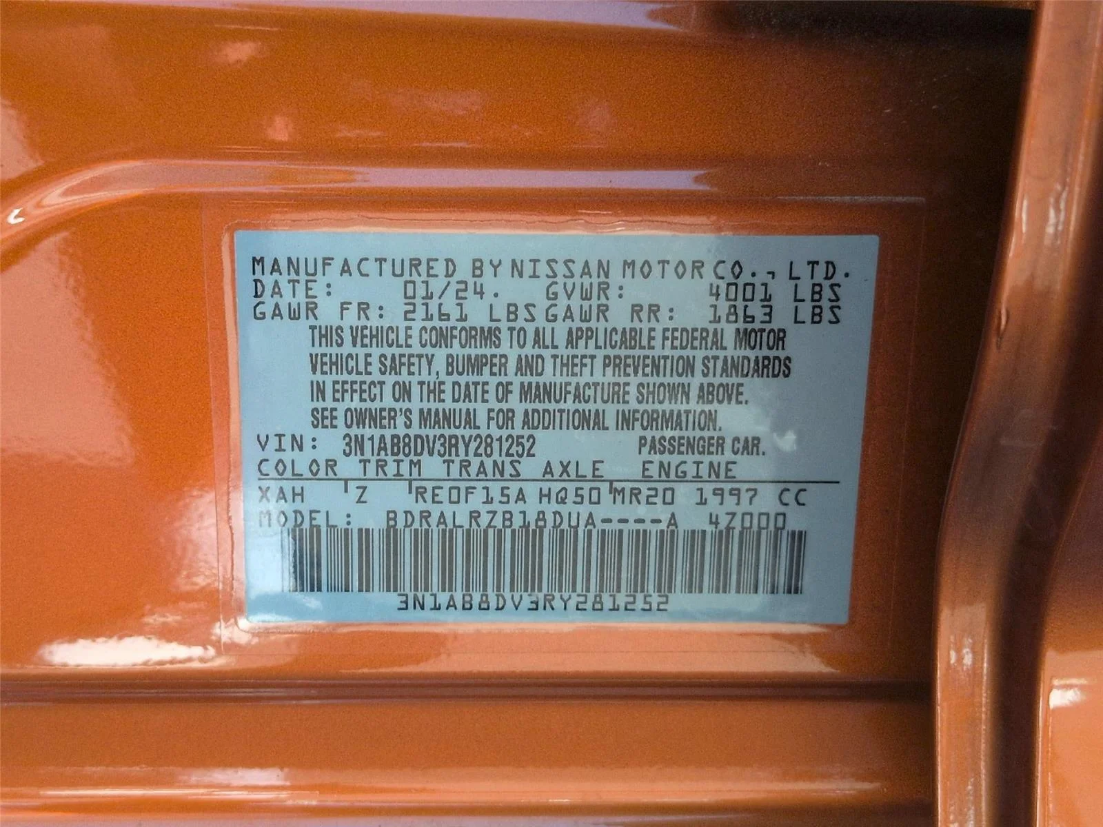 Used 2024 Monarch Orange Metallic/Super Black Nissan SR image 39