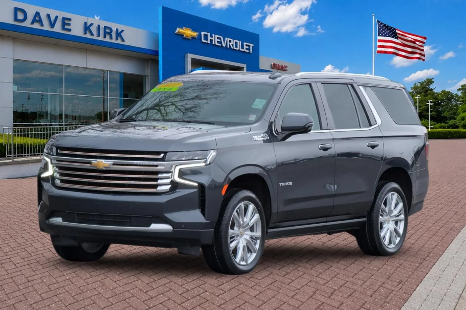 Used 2022 EVERGREEN GRAY METALLIC Chevrolet High Country image 7