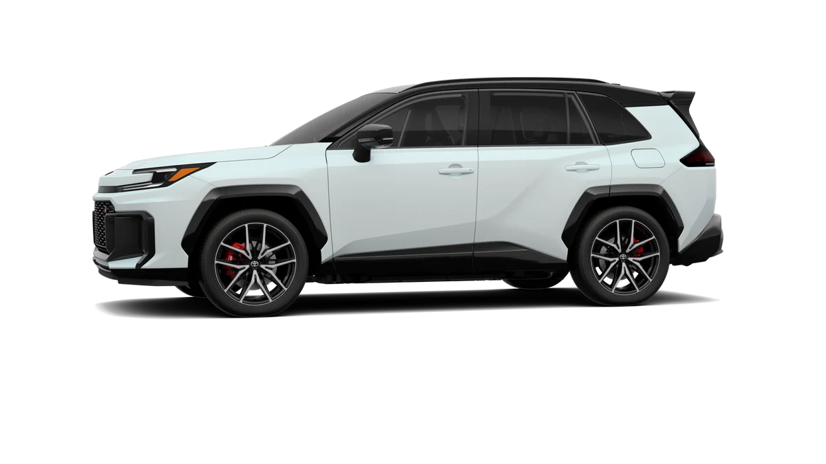 New 2026 Wind Chill Pearl with Midnight Black Metallic roof Toyota GR SPORT image 55