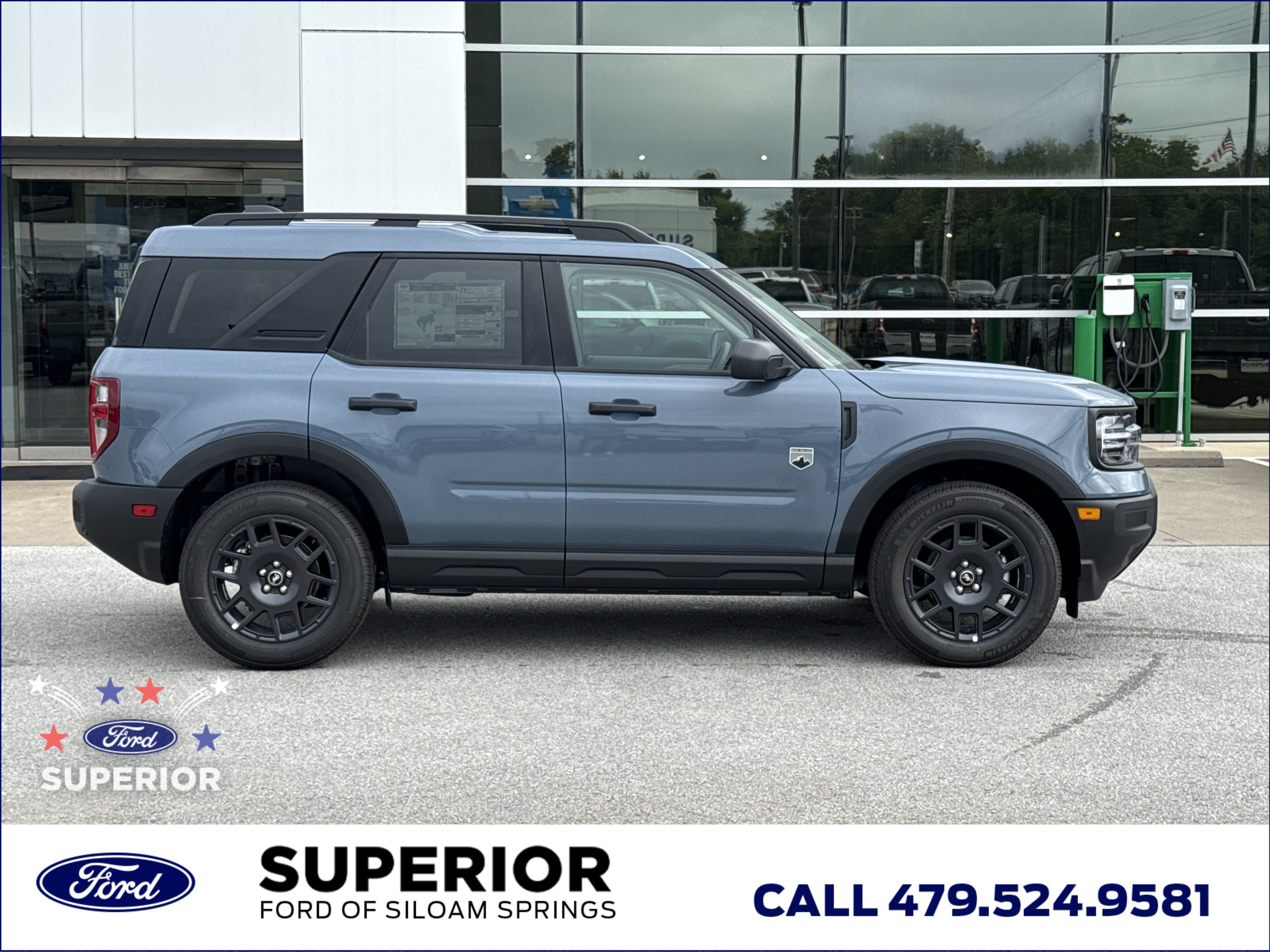 New 2026 Azure Gray Metallic Tri-Coat Ford Big Bend 4WD image 2