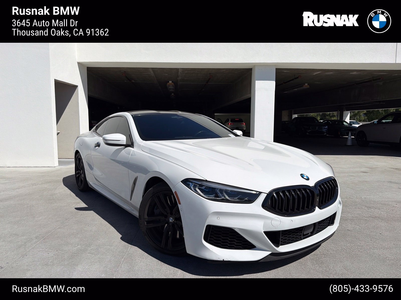 Used 2019 Alpine White BMW M850i xDrive image 1