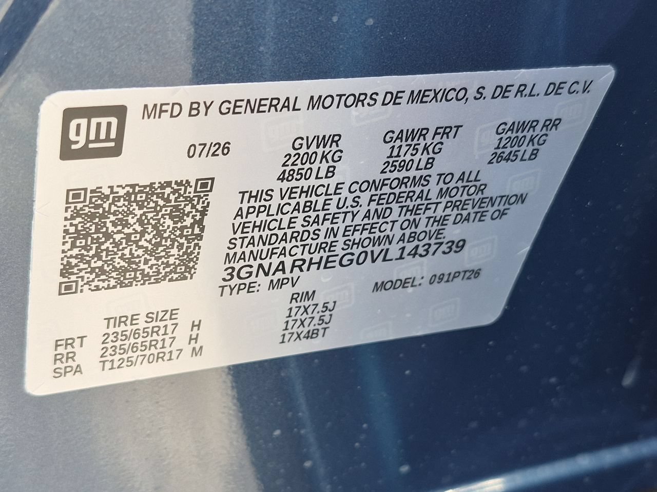 New 2027 Lakeshore Blue Metallic Chevrolet LT image 33