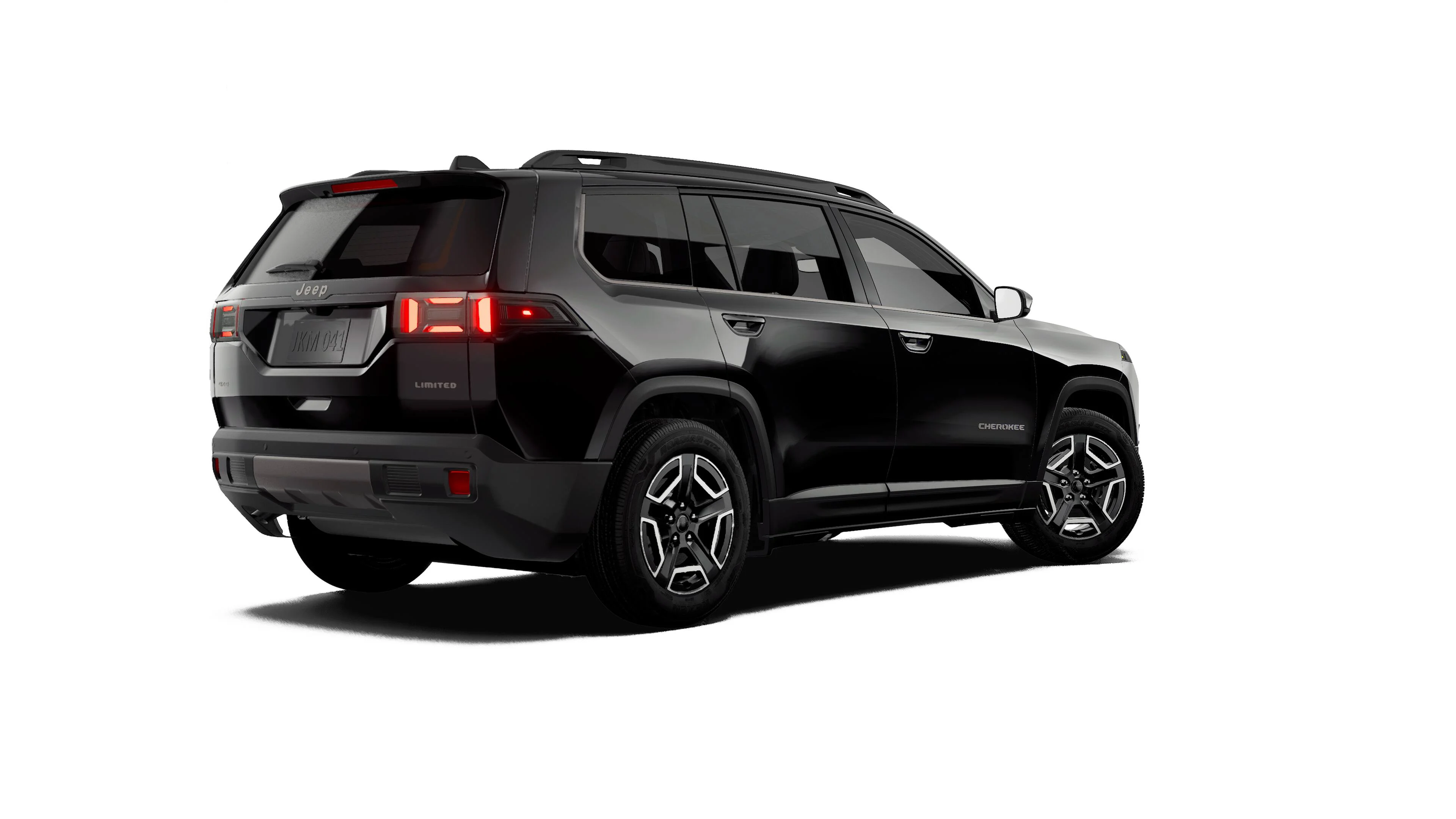 New 2027 Diamond Black Crystal Pearl-Coat Paint Jeep Limited image 14