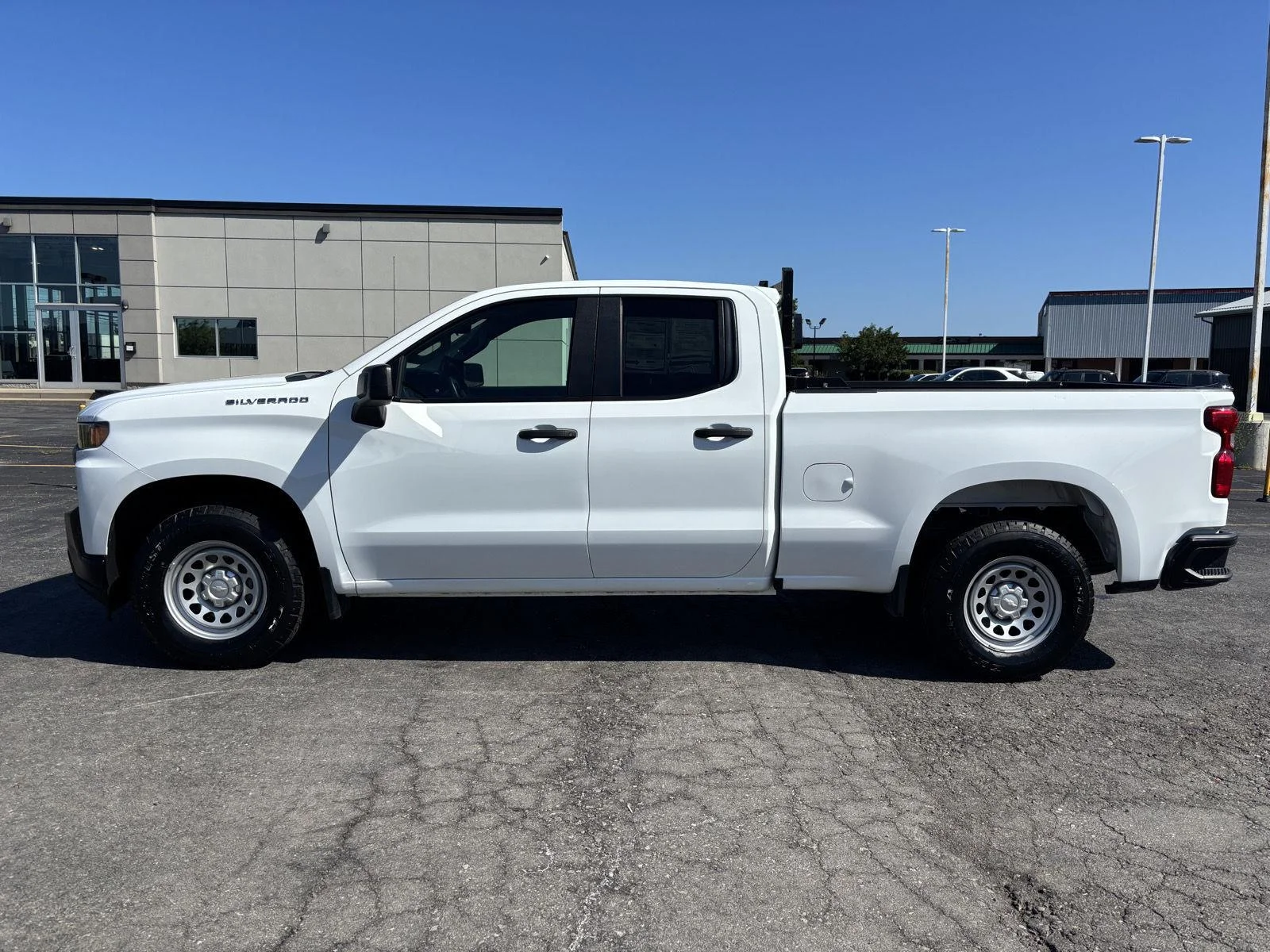 Used 2021 SUMMIT WHITE Chevrolet Work Truck image 4