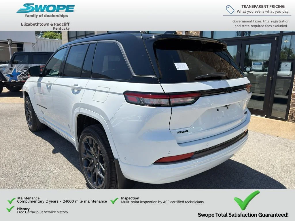 New 2026 Bright White Clear-Coat Exterior Paint Jeep Summit image 28