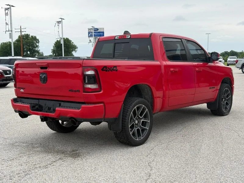 Used 2019 Flame Red Ram Sport 4x4 Crew Cab 5