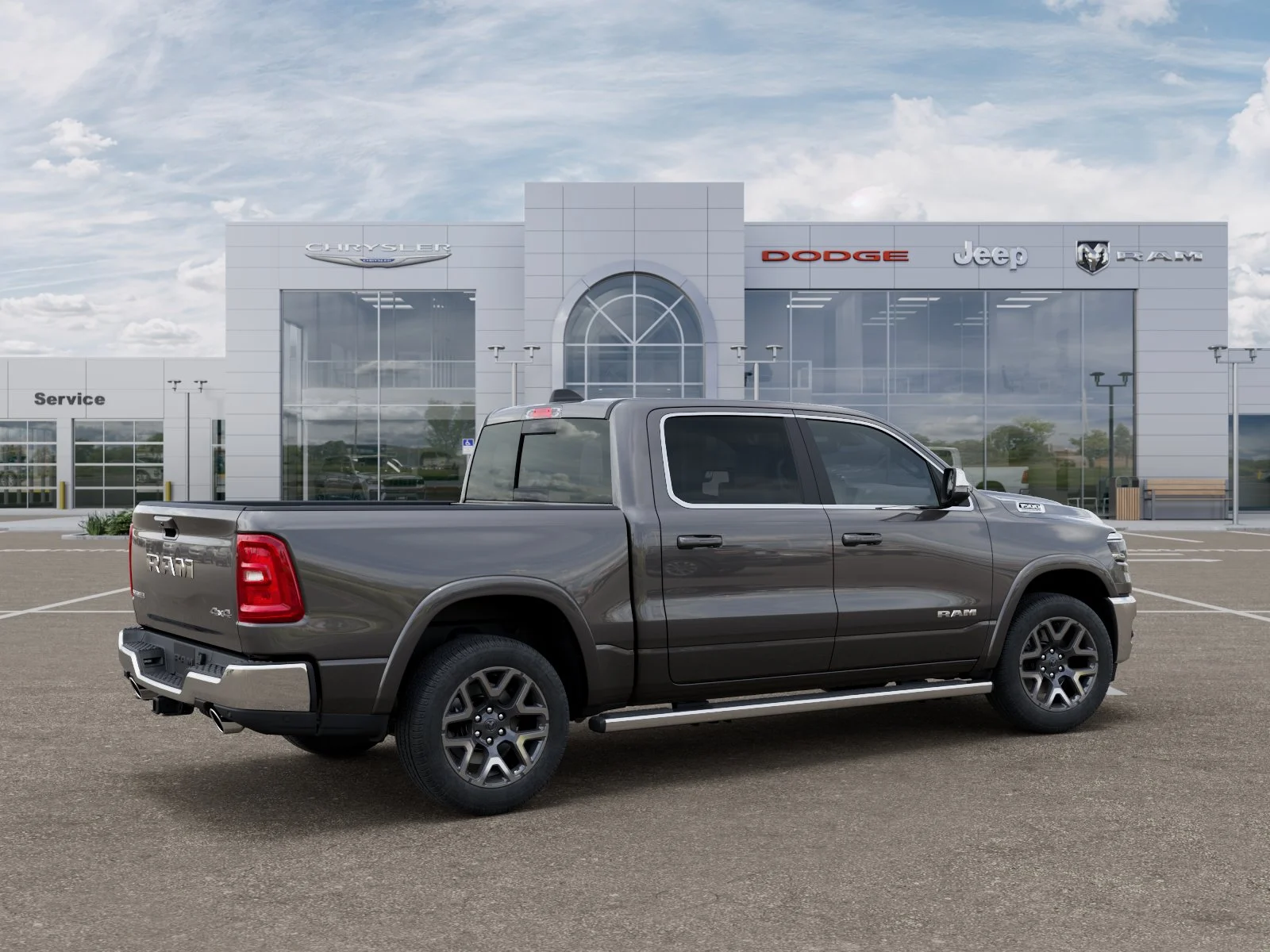 New 2027 Granite Crystal Metallic Clear-Coat Exterior Paint RAM Laramie image 4