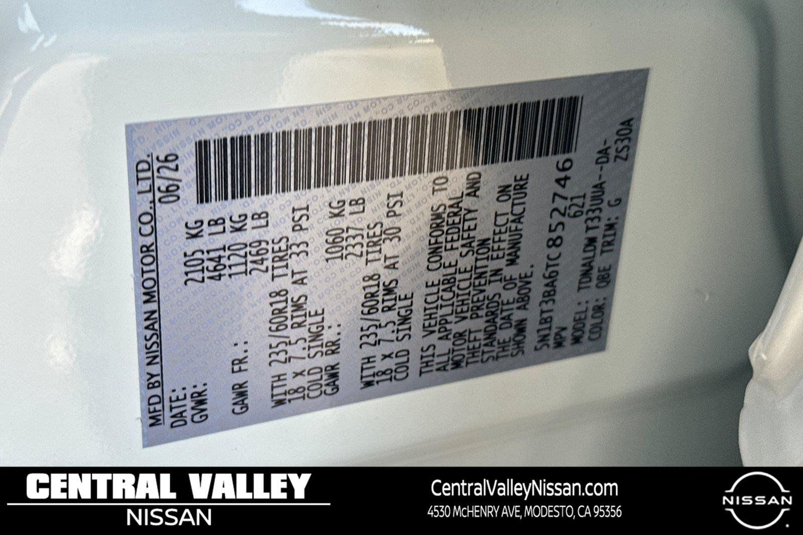 New 2026 Everest White Pearl Tricoat Nissan SV image 26