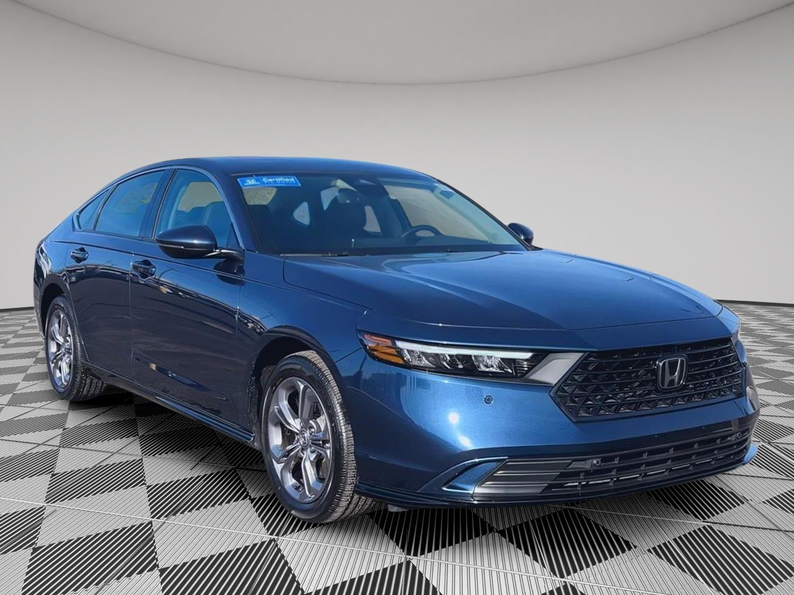 Certified 2025 Honda Accord Hybrid EX-L with VIN 1HGCY2F63SA060785 for sale in Kansas City