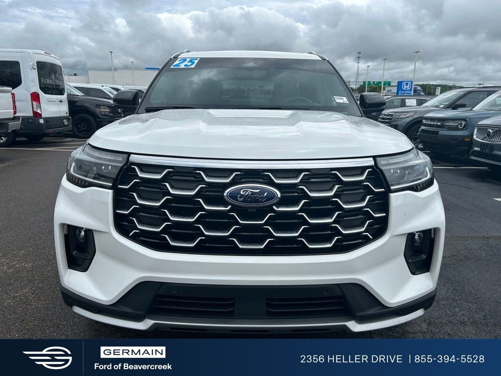 Used 2025 White Metallic Ford Platinum image 2
