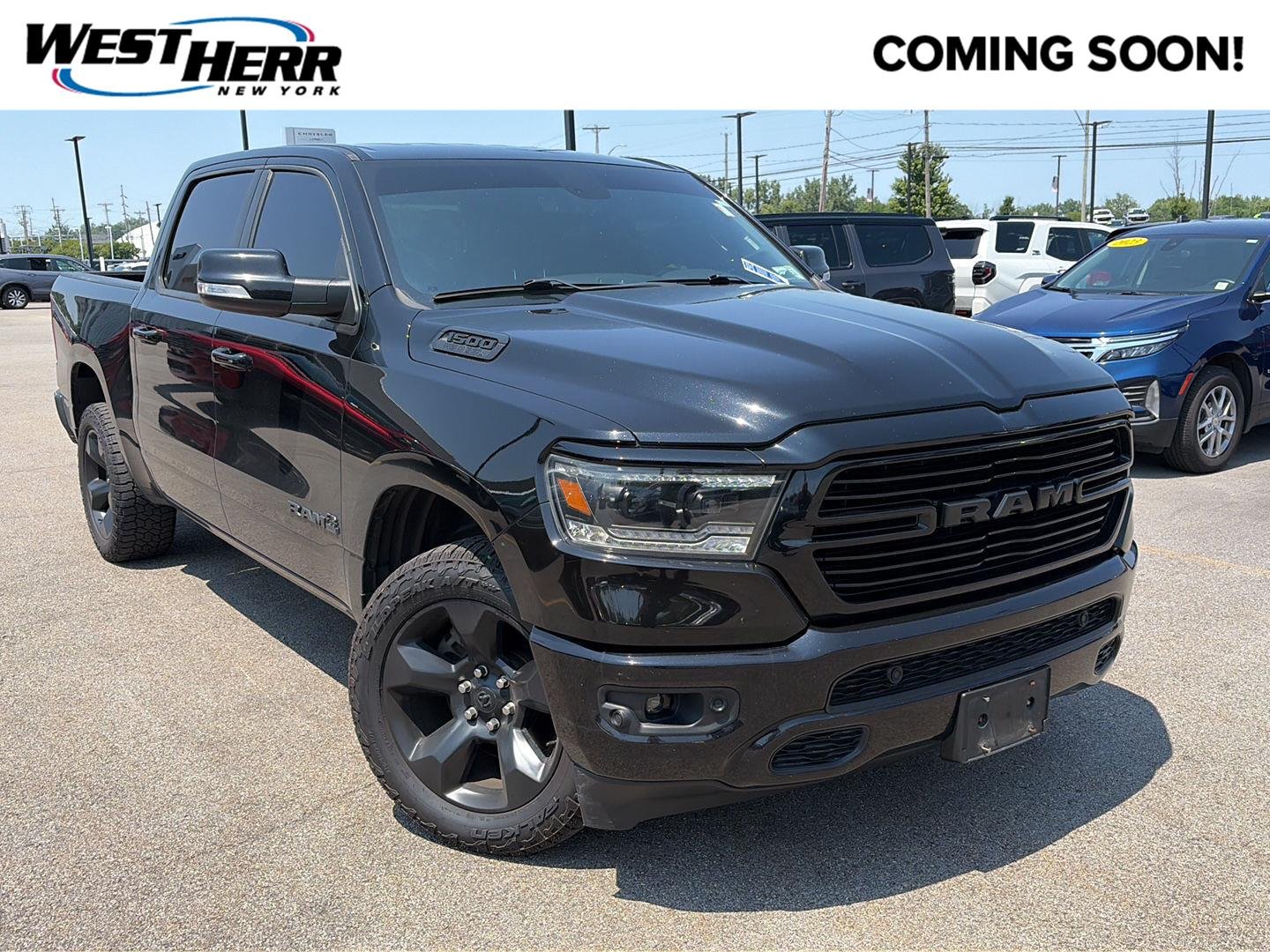 Used 2019 Diamond Black Crystal Pearlcoat Ram Big Horn/Lone Star image 1