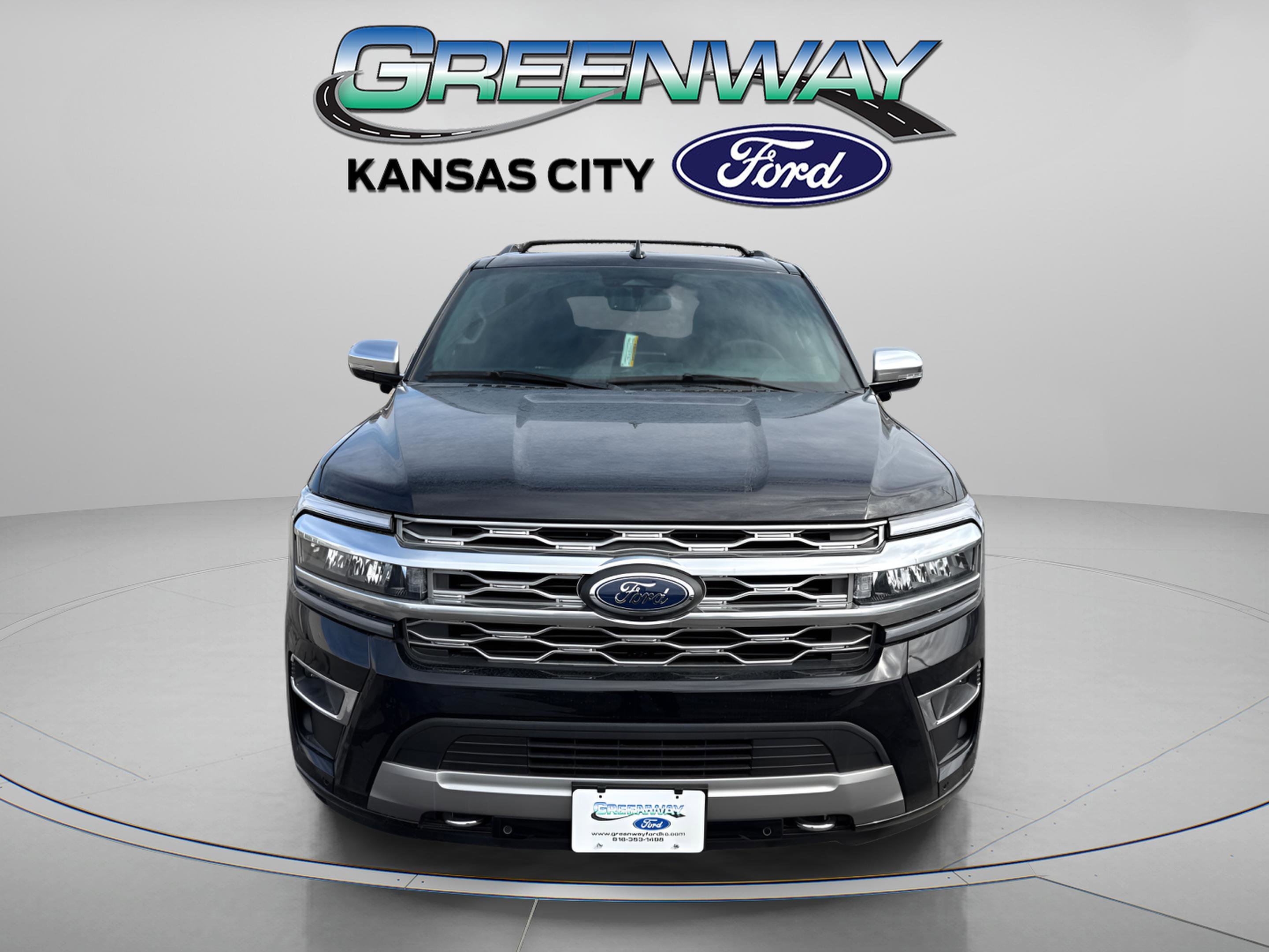 New 2024 Agate Black Metallic Ford Platinum image 2