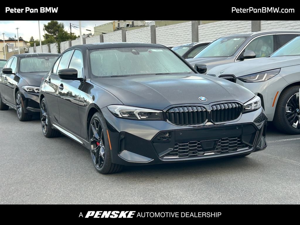 New 2026 Black Sapphire Metallic BMW 330i image 1